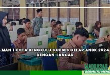 MAN 1 Kota Bengkulu Sukses Gelar ANBK 2024 dengan Lancar