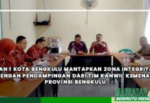 MAN 1 Kota Bengkulu Mantapkan Zona Integritas dengan Pendampingan dari Tim Kanwil Kemenag Provinsi Bengkulu