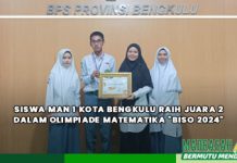 Siswa MAN 1 Kota Bengkulu Raih Juara 2 dalam Olimpiade Matematika “BISO 2024”
