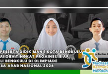 Tiga Peserta Didik MAN 1 Kota Bengkulu Juarai OBA Tingkat Provinsi, Siap Wakili Bengkulu di Olimpiade Bahasa Arab Nasional 2024