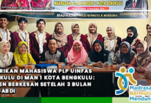 Penarikan Mahasiswa PLP UINFAS Bengkulu di MAN 1 Kota Bengkulu: Momen Berkesan Setelah 3 Bulan Mengabdi