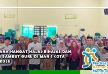 Suasana Hangat Halal Bihalal dan Pisah Sambut Guru di MAN 1 Kota Bengkulu
