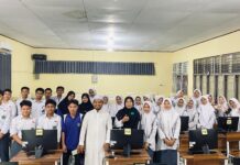 Matangkan Persiapan OBA-9 Delegasi MAN 1 Kota Bengkulu Jalani Simulasi di Lab Komputer